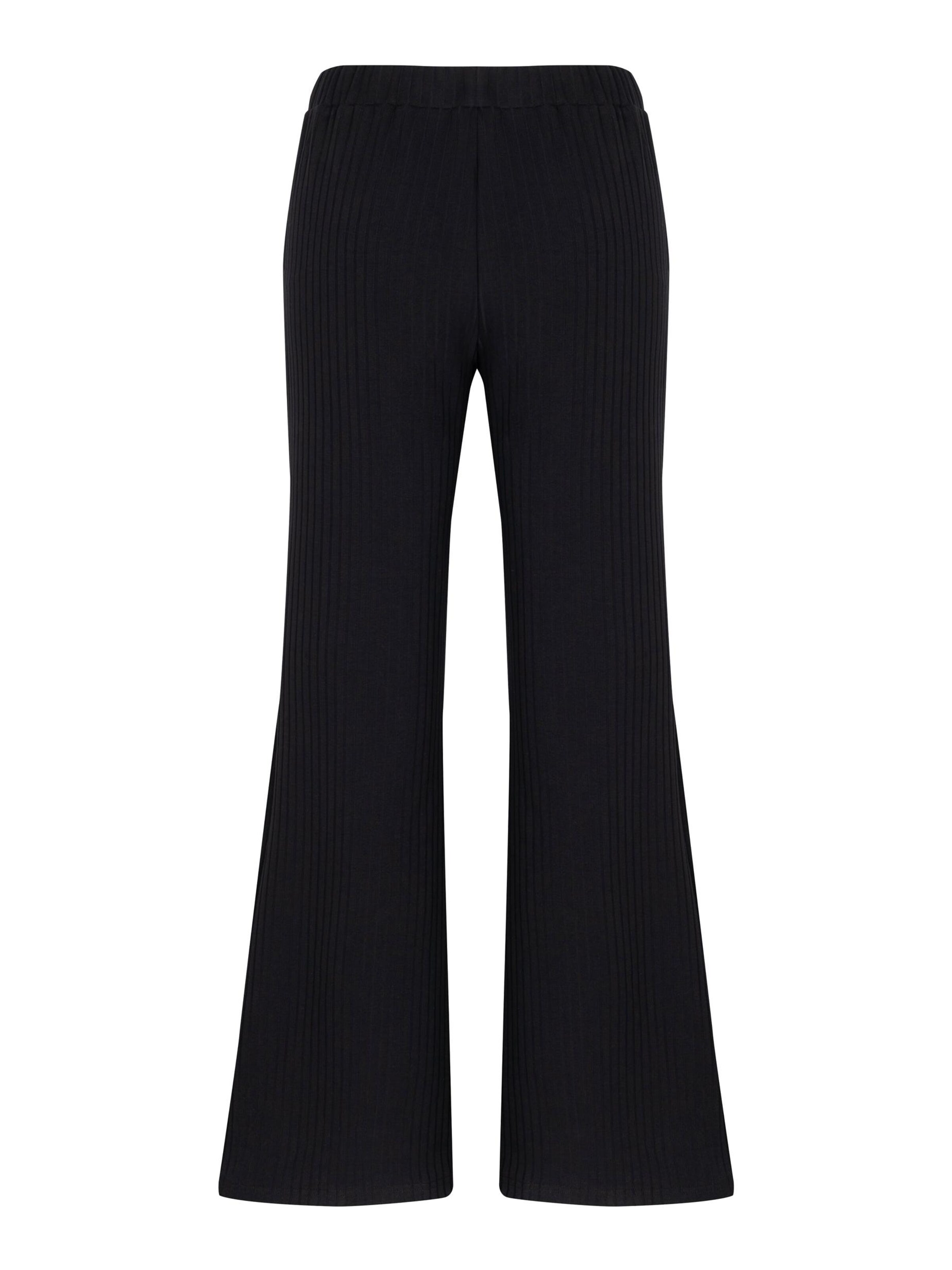 FEMSSY Flared Bukser 'SWAY PANTS BLACK' i sort: forside