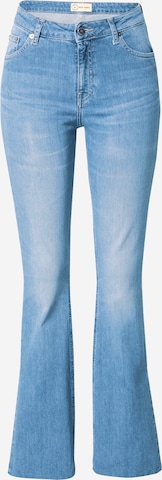 MUD Jeans Flared Jeans 'Rachel' in Blauw: voorkant