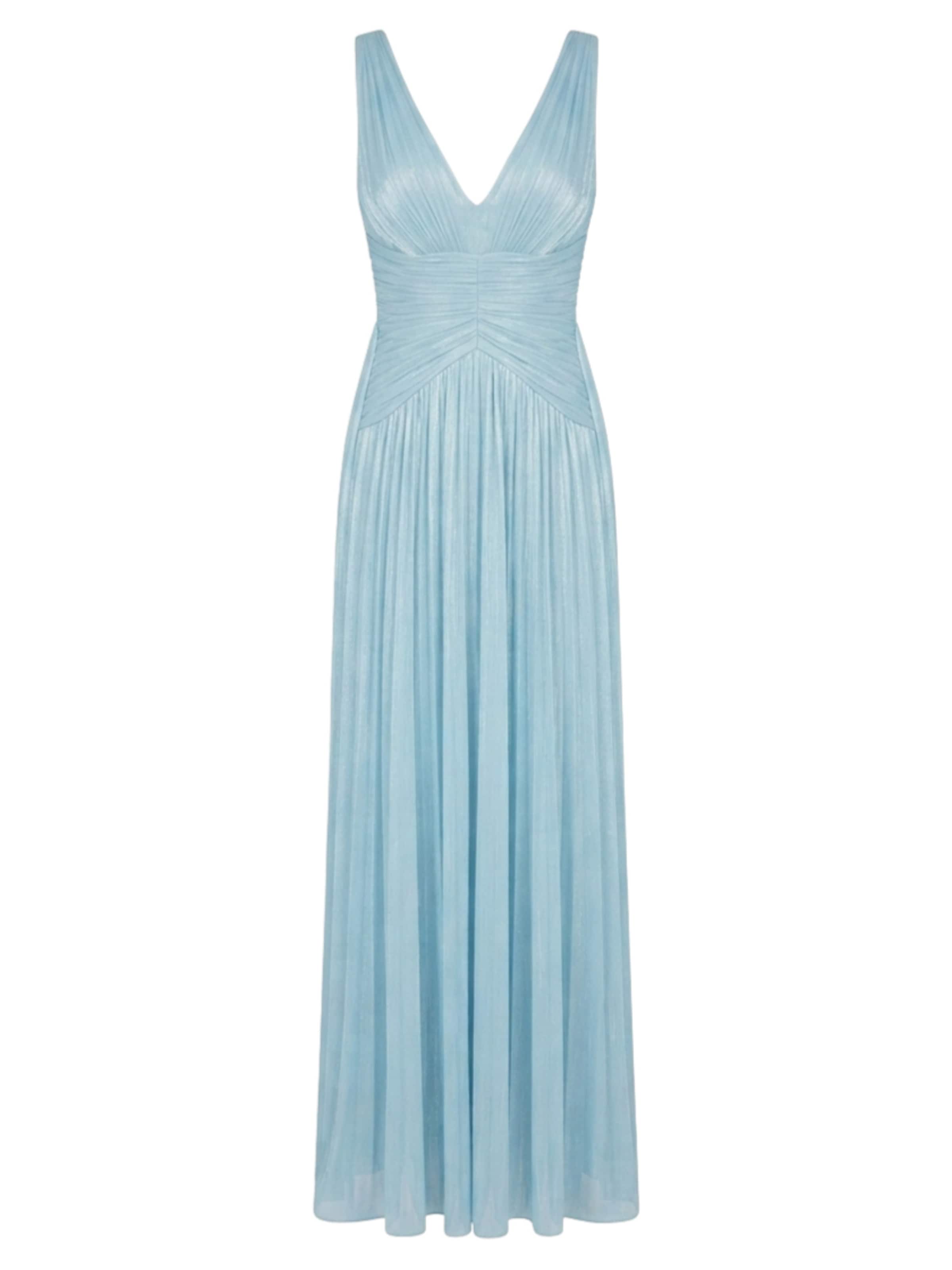 Robe de soirée Ombre en bleu : devant