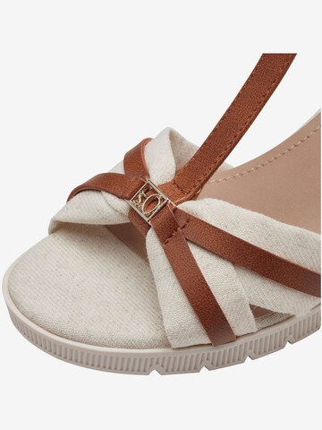 s.Oliver Sandalen met riem in Beige