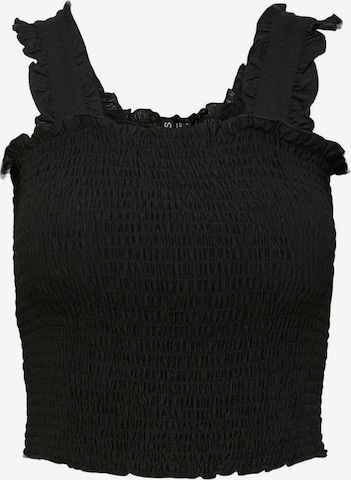 Pieces Petite Top 'Taylin' in Black: front