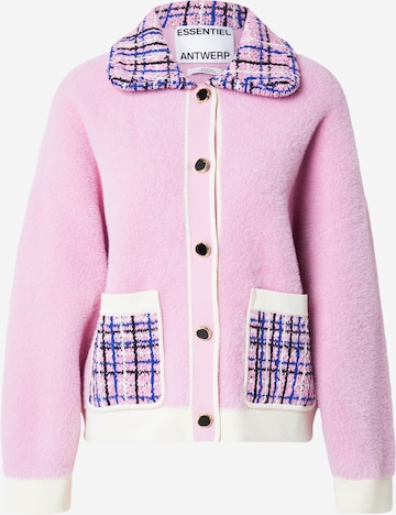 rožinė Essentiel Antwerp Kardiganas 'JOILU': priekis