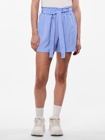 PIECES Loose fit Trousers 'SADE' in Blue: front