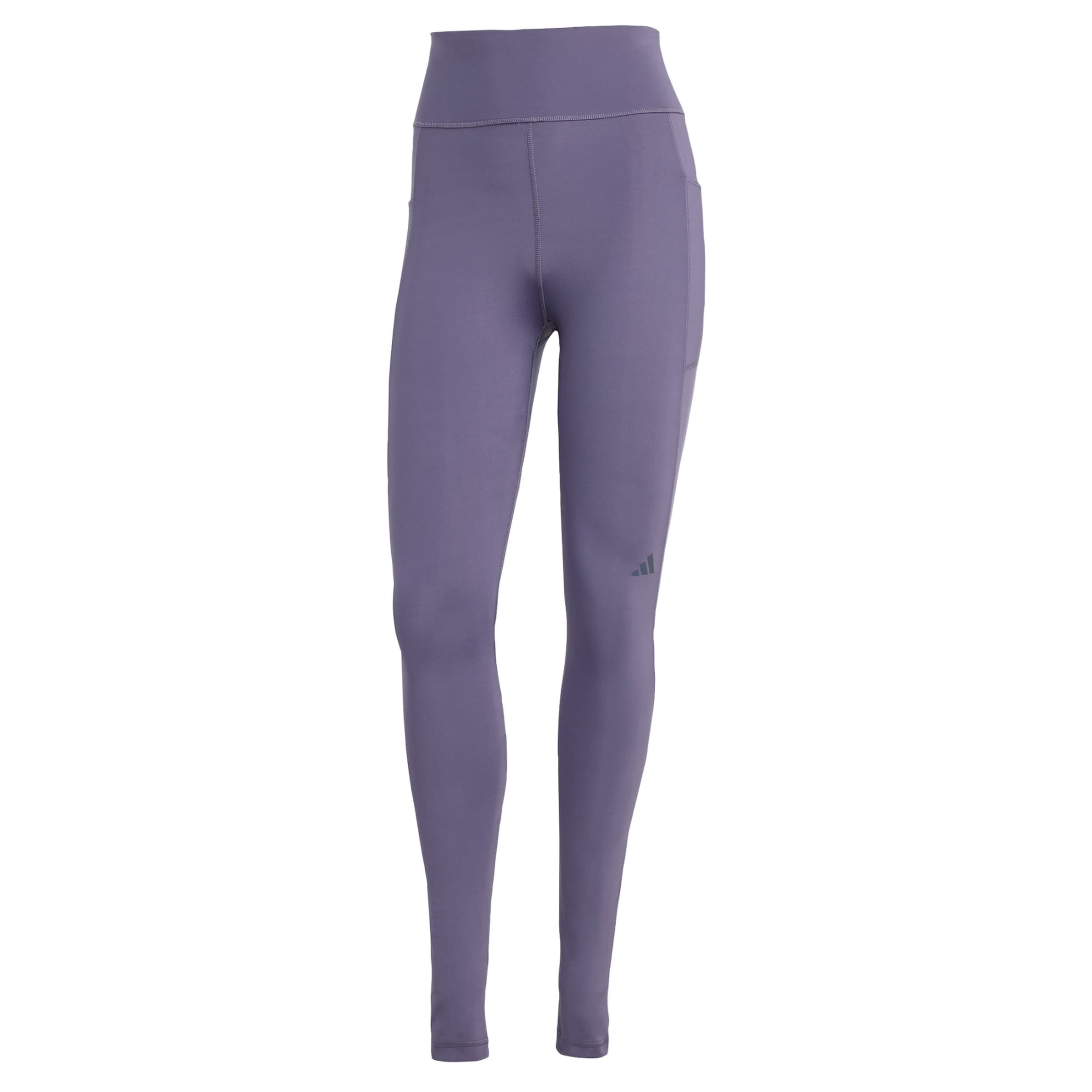 ADIDAS PERFORMANCE - Skinny Pantalón deportivo 'Own The Run' en lila: frente