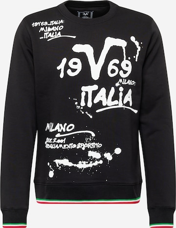 19V69 ITALIA Sweatshirt 'BASTIAN' in Schwarz: predná strana