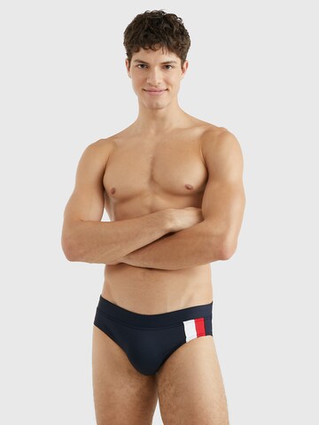 Slipi de la Tommy Hilfiger Underwear pe albastru: față