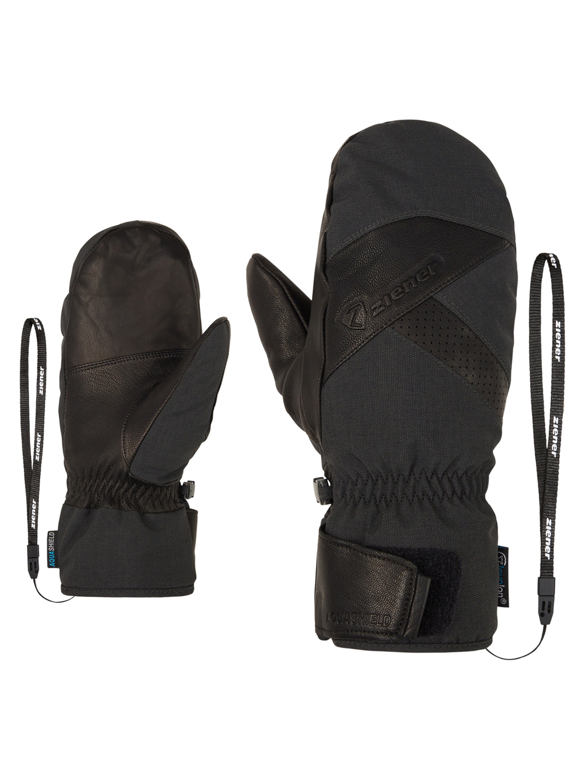 ZIENER Athletic Gloves 'GETTERO' in Grey