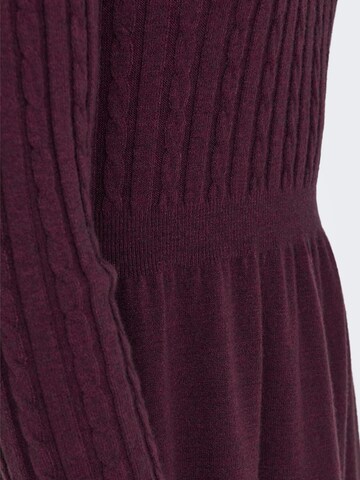 ONLY Knitted dress 'Fia' in Red