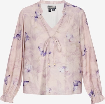 DreiMaster VintageBluza 'Vintage' - ljubičasta boja: prednji dio