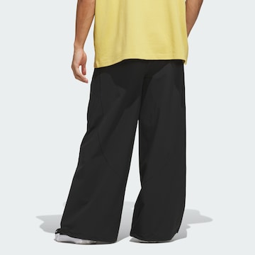 Wide Leg Pantalon de sport ADIDAS PERFORMANCE en noir