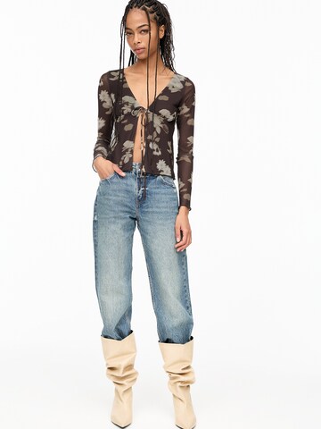Pull&Bear Blus i brun