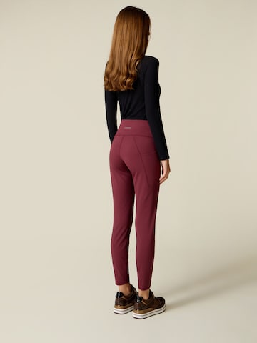 Slimfit Pantaloni di oltre in rosso