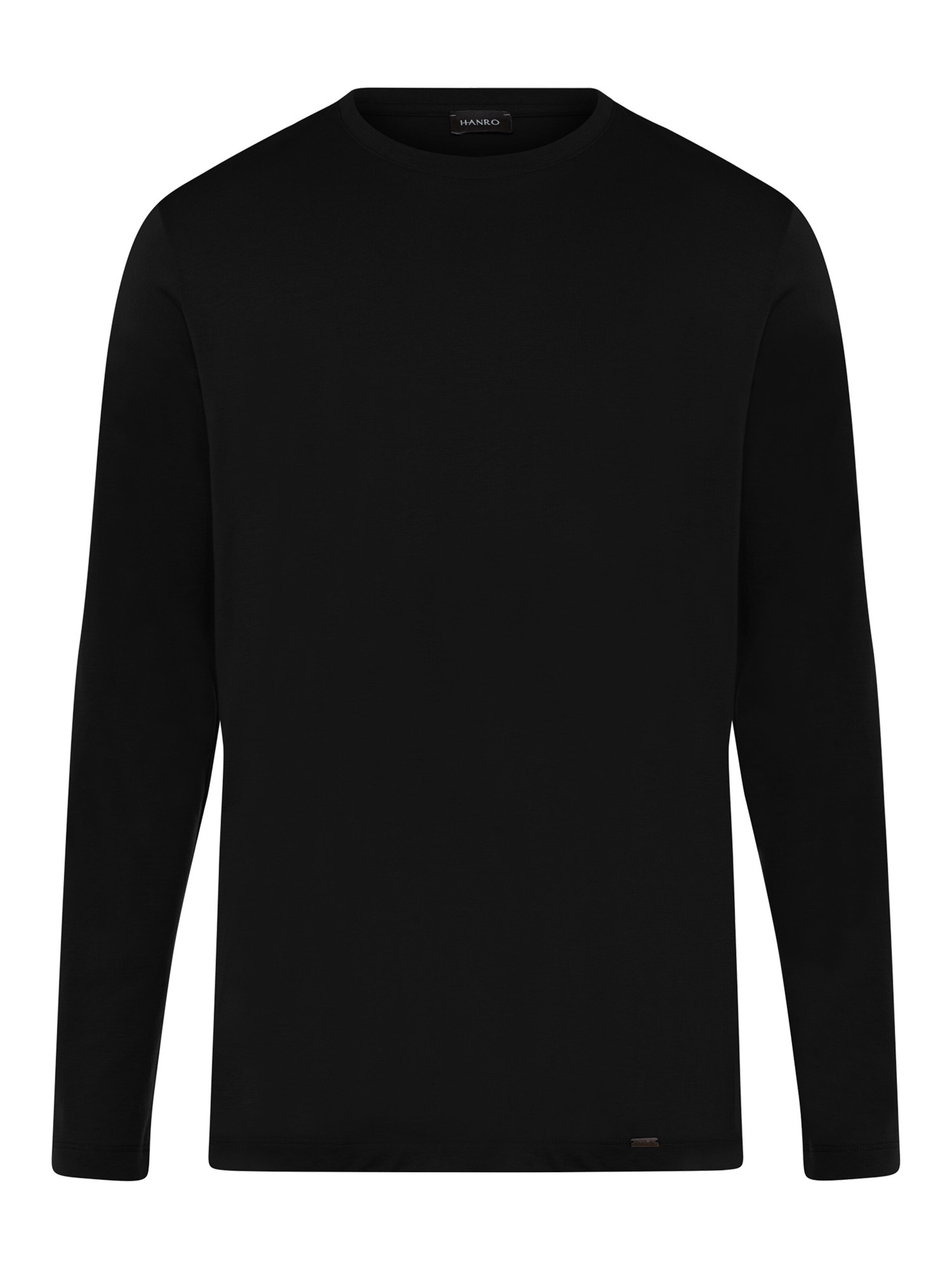 Pyjama long Hanro en noir : devant