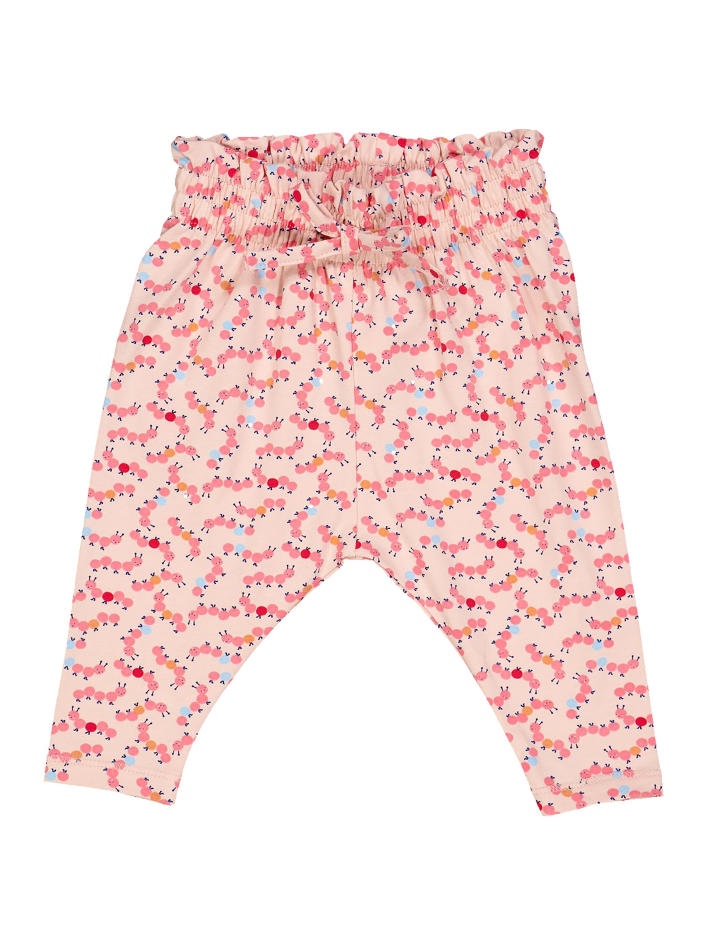 Coupe slim Pantalon Fred's World by GREEN COTTON en rose : devant