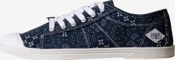 Chaussure de sport à lacets Le Temps Des Cerises en bleu : devant