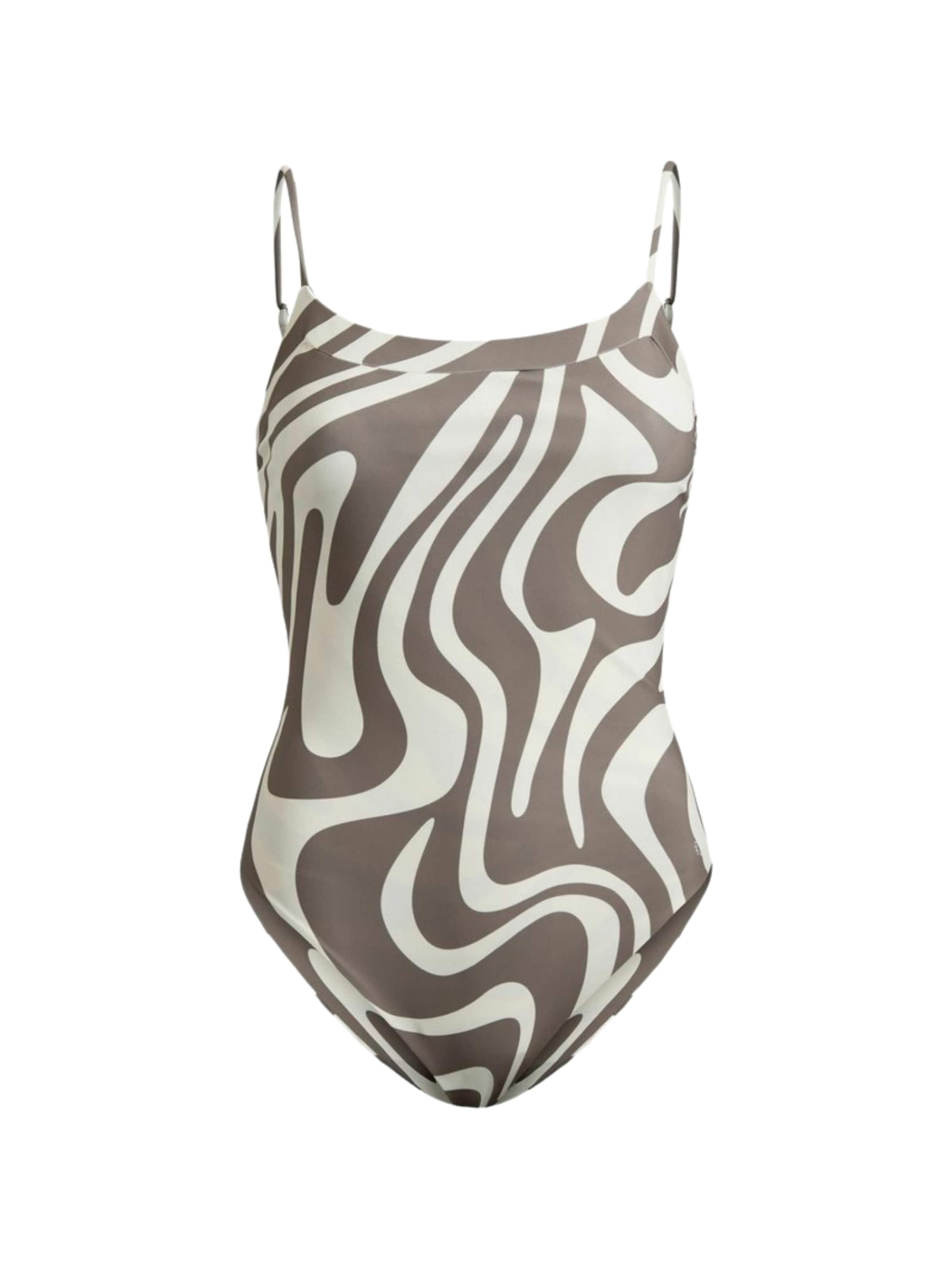 Copenhagen Cartel Swimsuit ' Penida ' in Brown: front