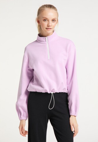 myMo ATHLSR Sweatshirt in Lila: predná strana