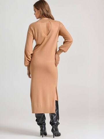 Funky Buddha Knit dress in Beige