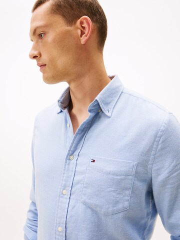 TOMMY HILFIGER Regular Fit Hemd in Blau