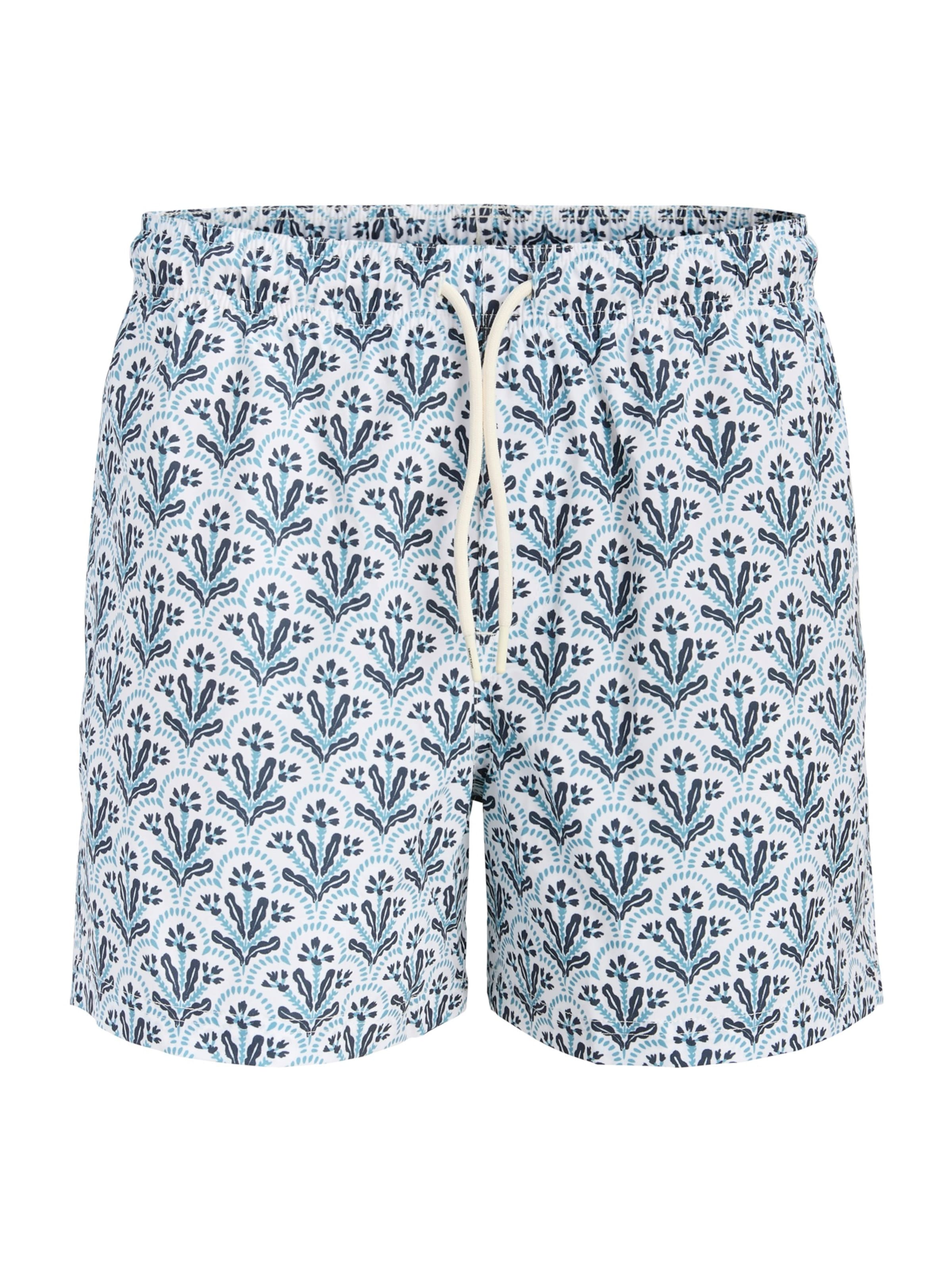 Jack & Jones Plus - Bermudas 'JPSTMAUI' en blanco: frente