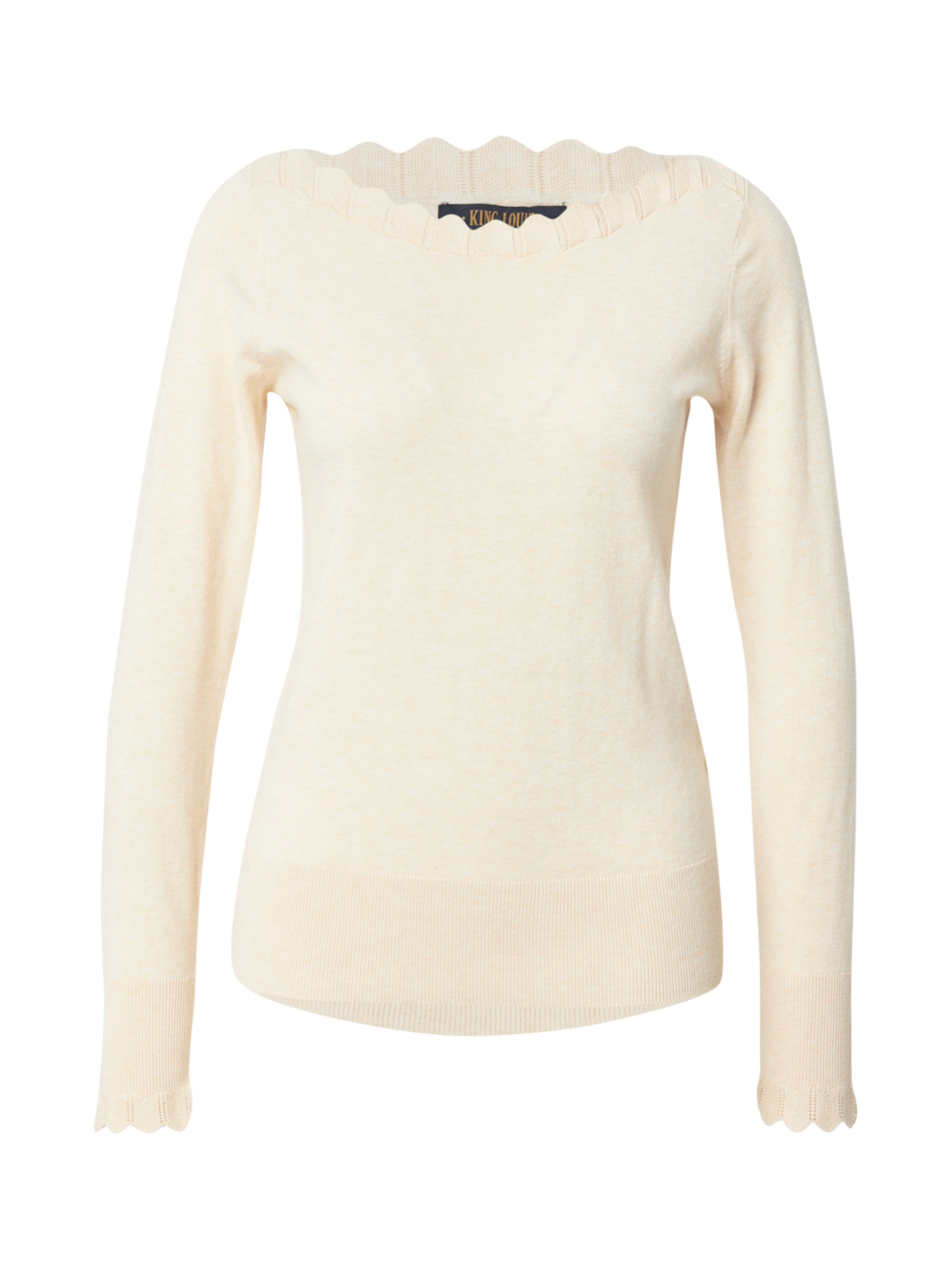 King Louie Свитер 'Audrey Cocoon' в Бежевый: спереди