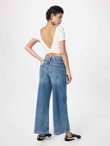 GAP Wide leg Jeans in Blauw