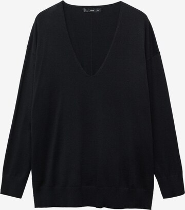 Pull-over 'VIEIRA' MANGO en noir : devant