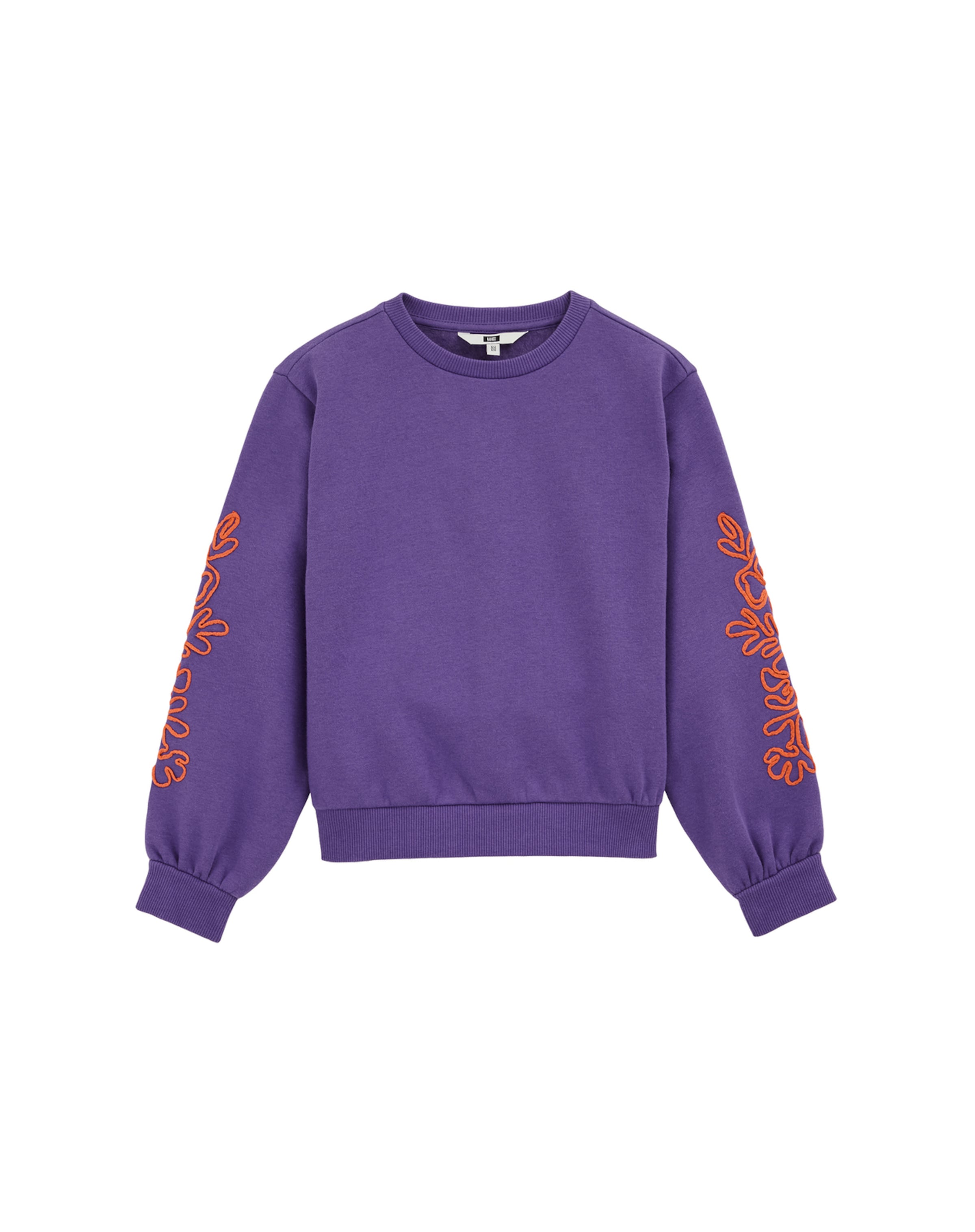 Sweat-shirt WE Fashion en violet : devant