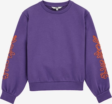 purpurinė WE Fashion Megztinis be užsegimo: priekis