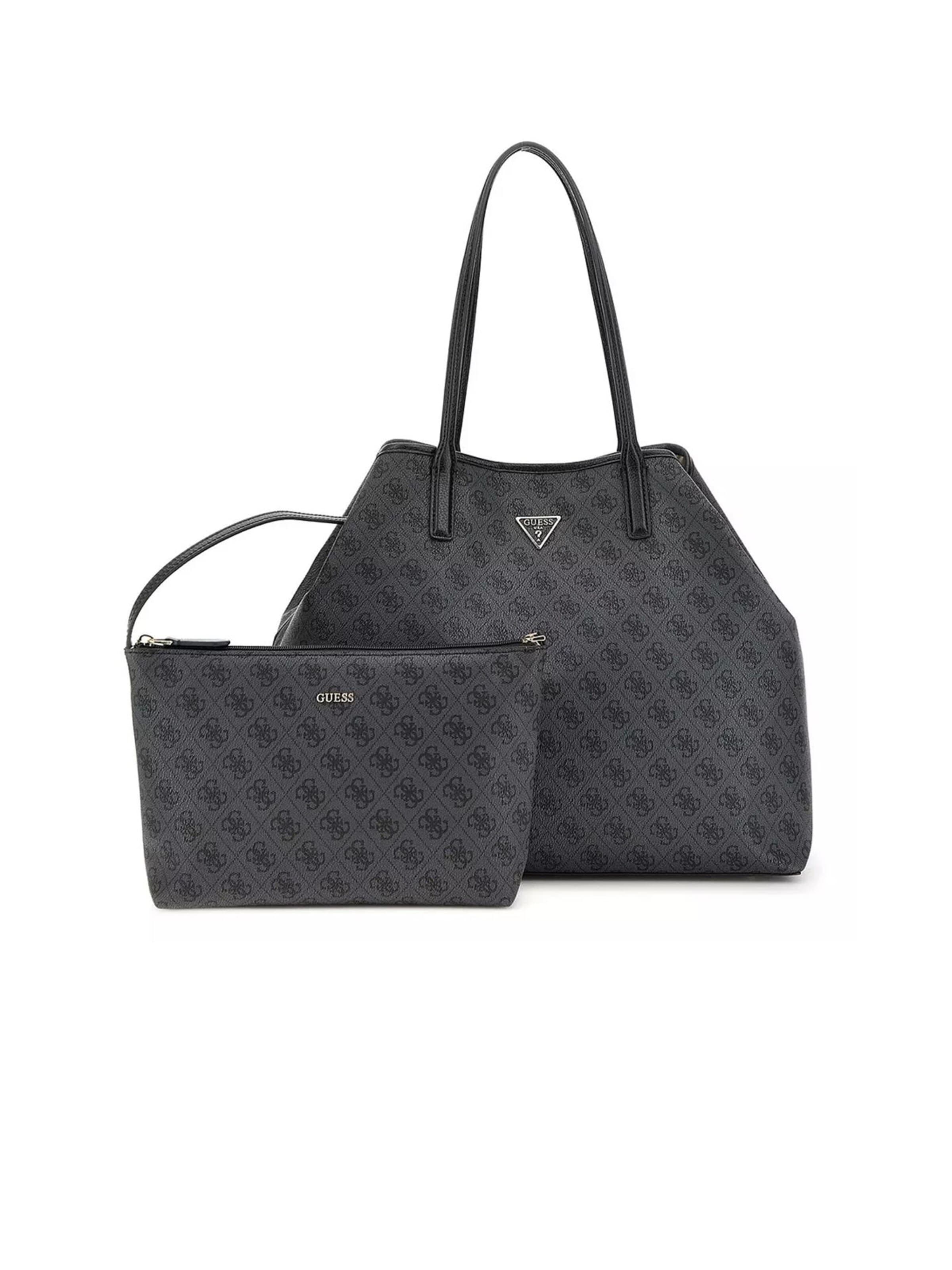 GUESS Handtasche 'Victtoria Large 2 In 1 Tote'‌‌‌‌‌‌‌‌ in Grau: Vorderseite