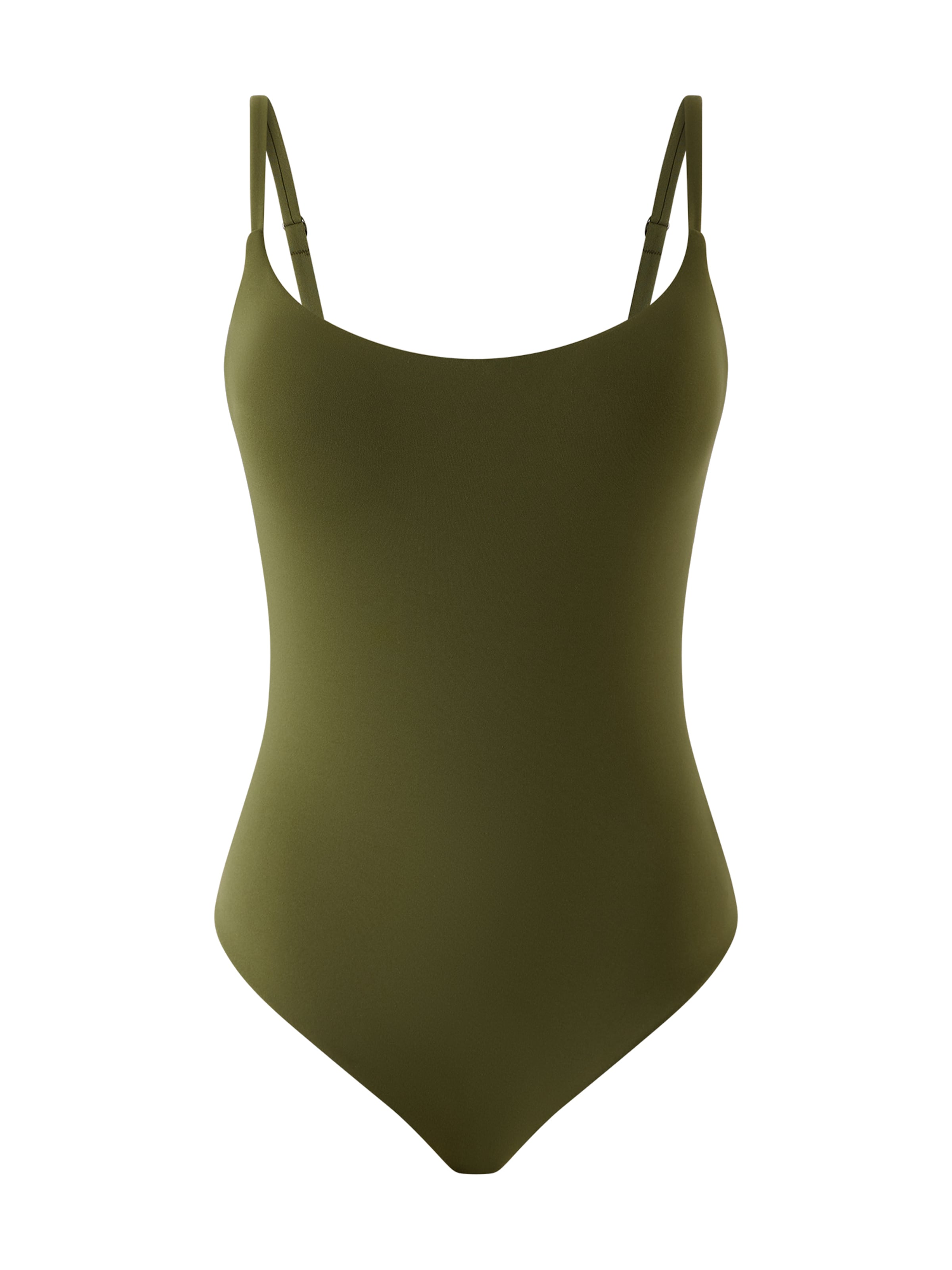 ETAM Bodysuit 'Pure Soft' in Green: front