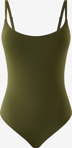 ETAM Bodysuit 'Pure Soft' in Green: front