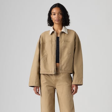 LEVI'S ® Преходно яке 'Loose Workwear Jacket' в бежово: отпред