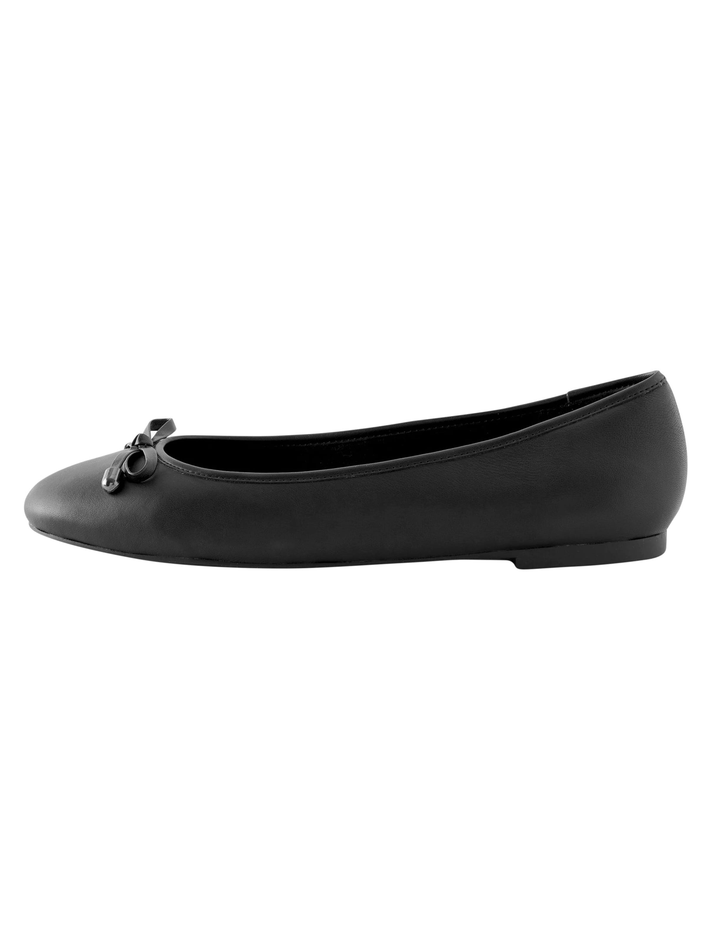 Next Ballerina 'Forever Comfort®' in Schwarz: Vorderseite