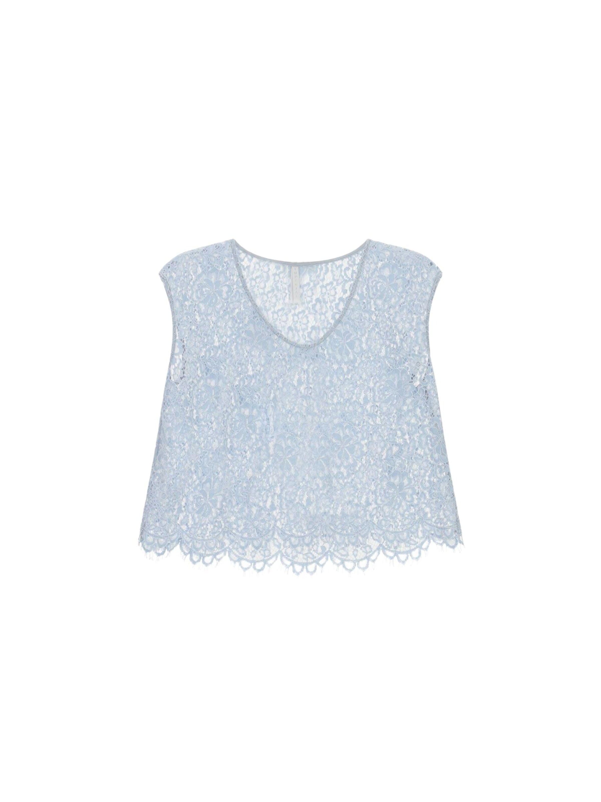IMPERIAL Top in Blue: front