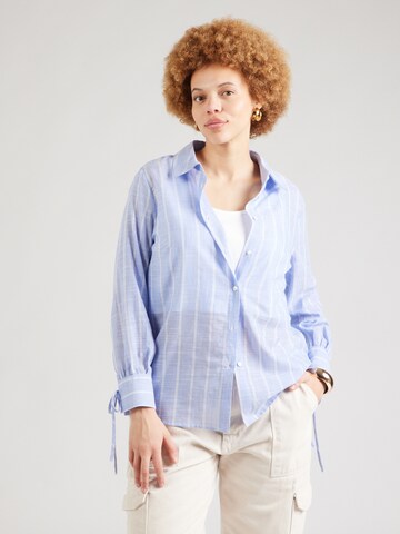 Camicia da donna 'CARCATTALINA' di ONLY Carmakoma in blu: frontale