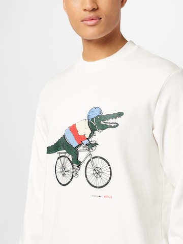 LACOSTE Sweatshirt i hvid