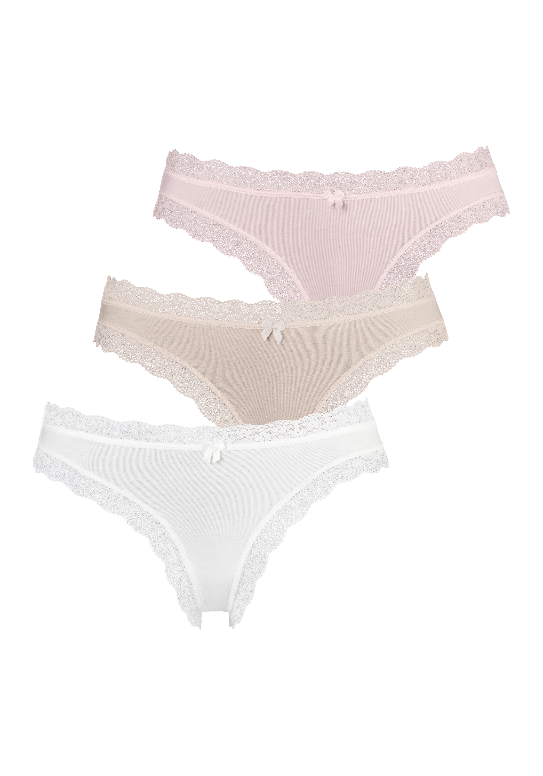 LASCANA String in Weiß: Vorderseite