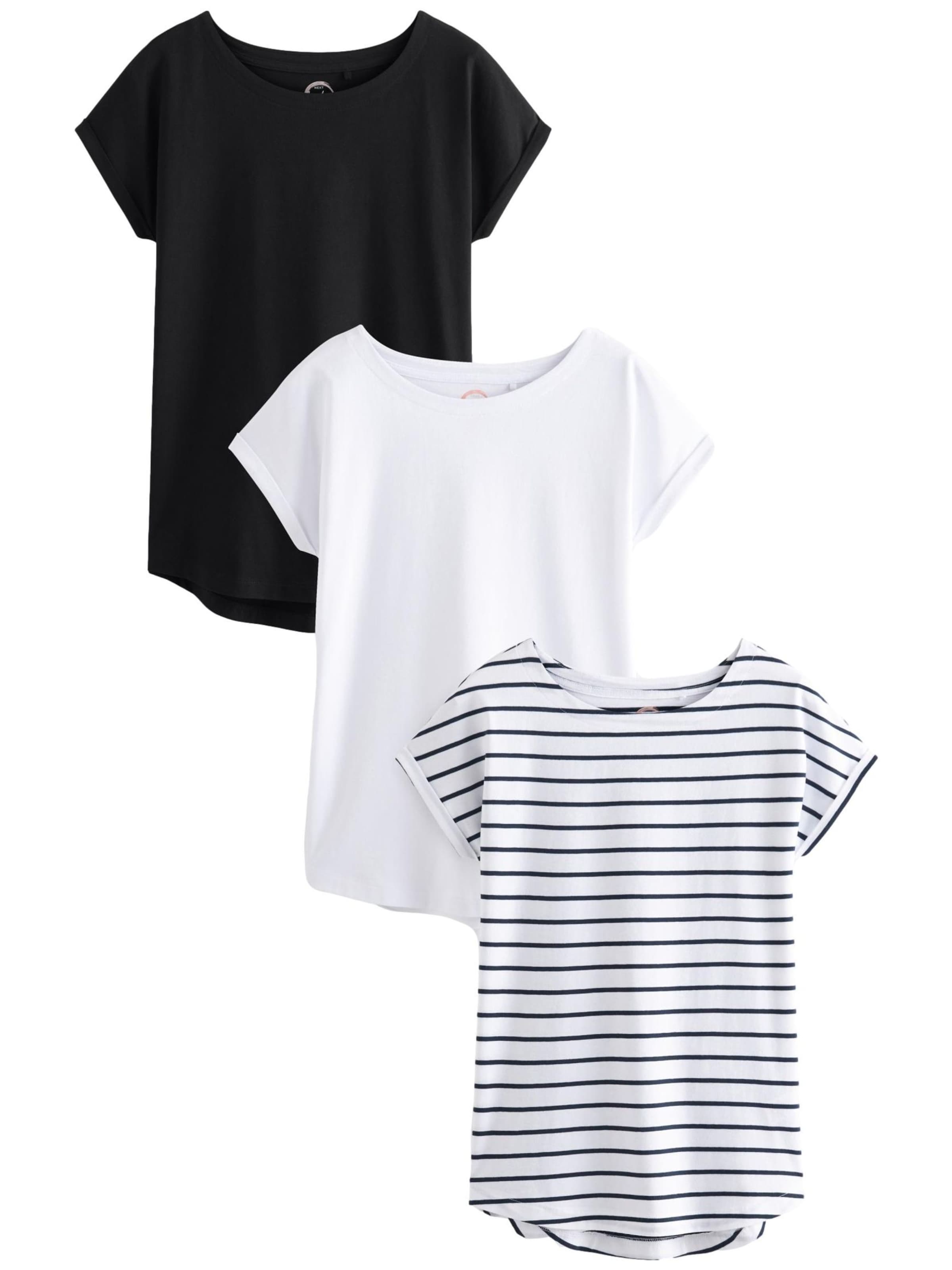 Next Shirt in Zwart: voorkant