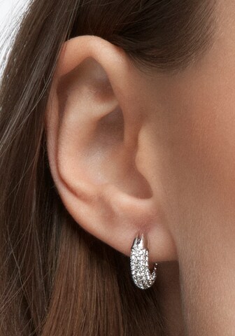 Swarovski Ohrringe in Silber: Vorderseite