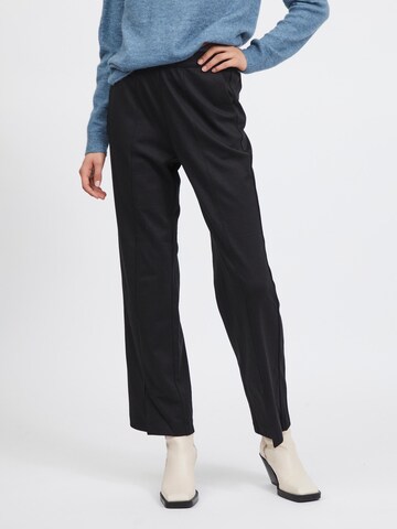 Vila Petite Bootcut Broek 'Amerone' in Zwart: voorkant