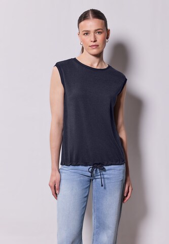 Street One Studio Shirt in Blue: front
