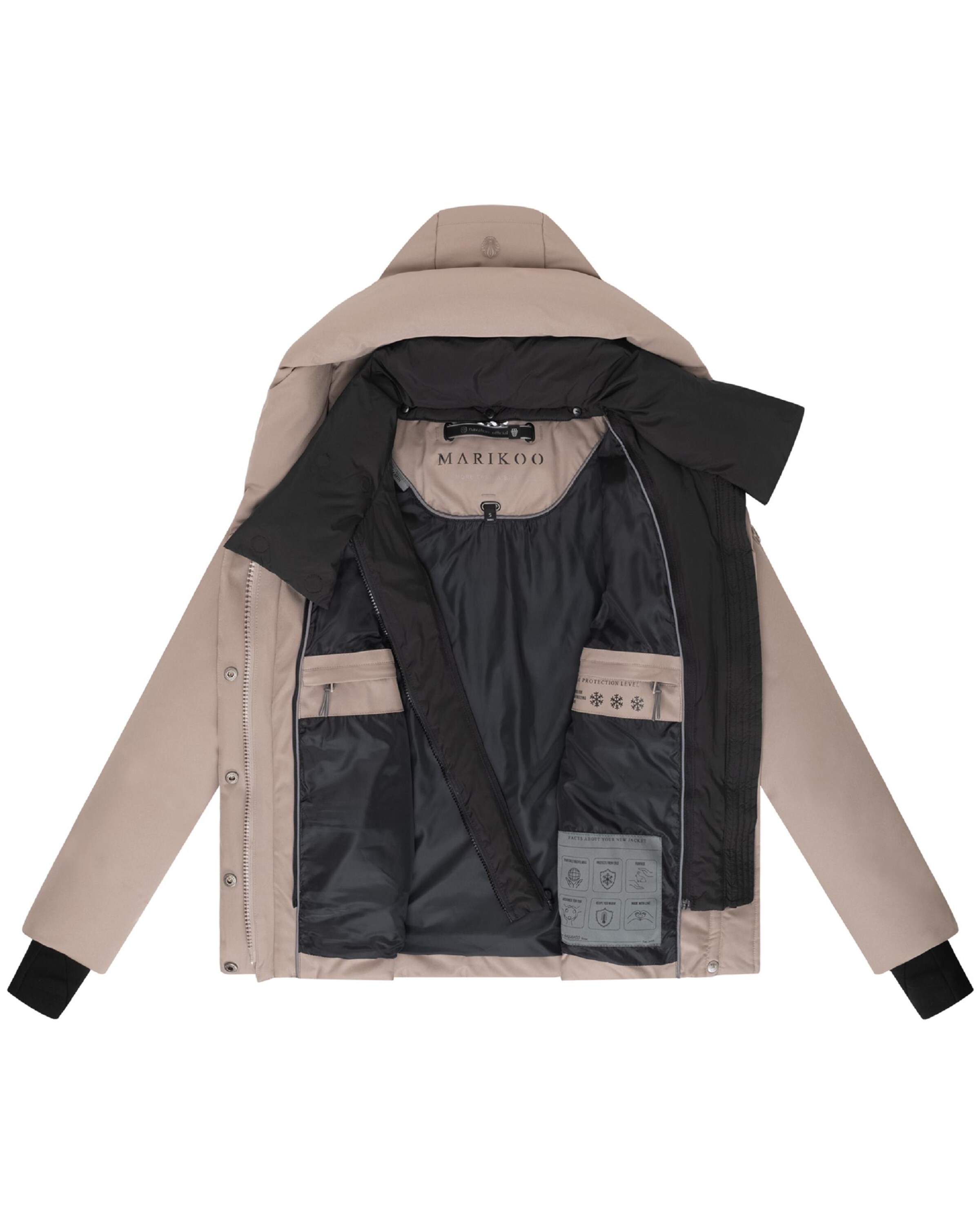 MARIKOO Зимняя куртка в Коричневый