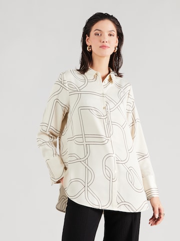 Camicia da donna di s.Oliver in beige: frontale