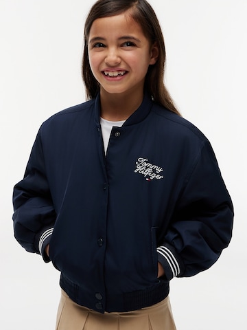 TOMMY HILFIGER Prehodna jakna 'Essential' | modra barva