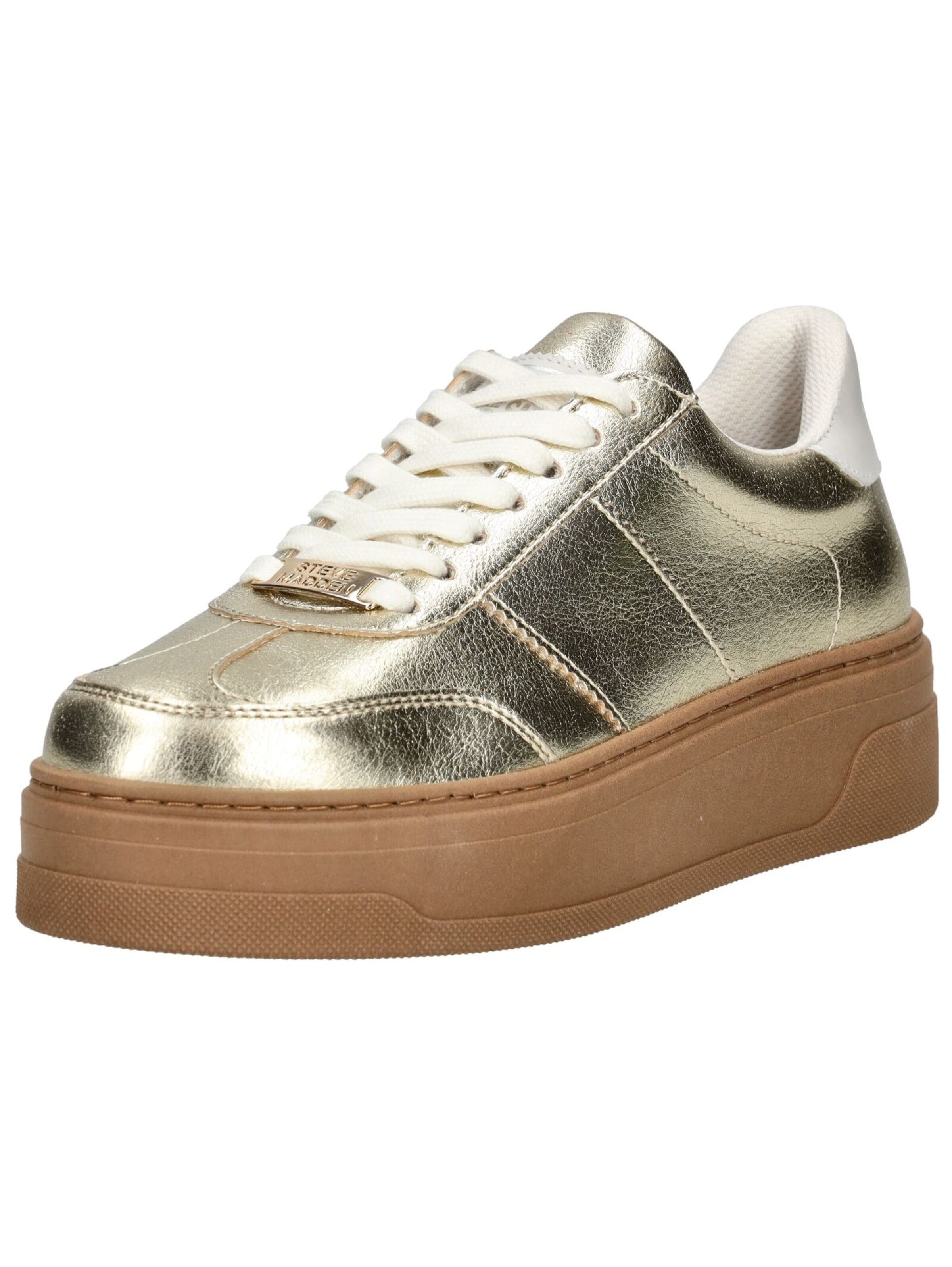 STEVE MADDEN Sneakers laag in de kleur Bruin / Goud, Productweergave