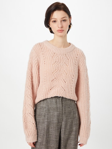 PIECES Sweater 'Kassandra' in Pink: front