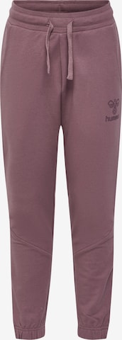 Hummel Tapered Pants in Pink: front