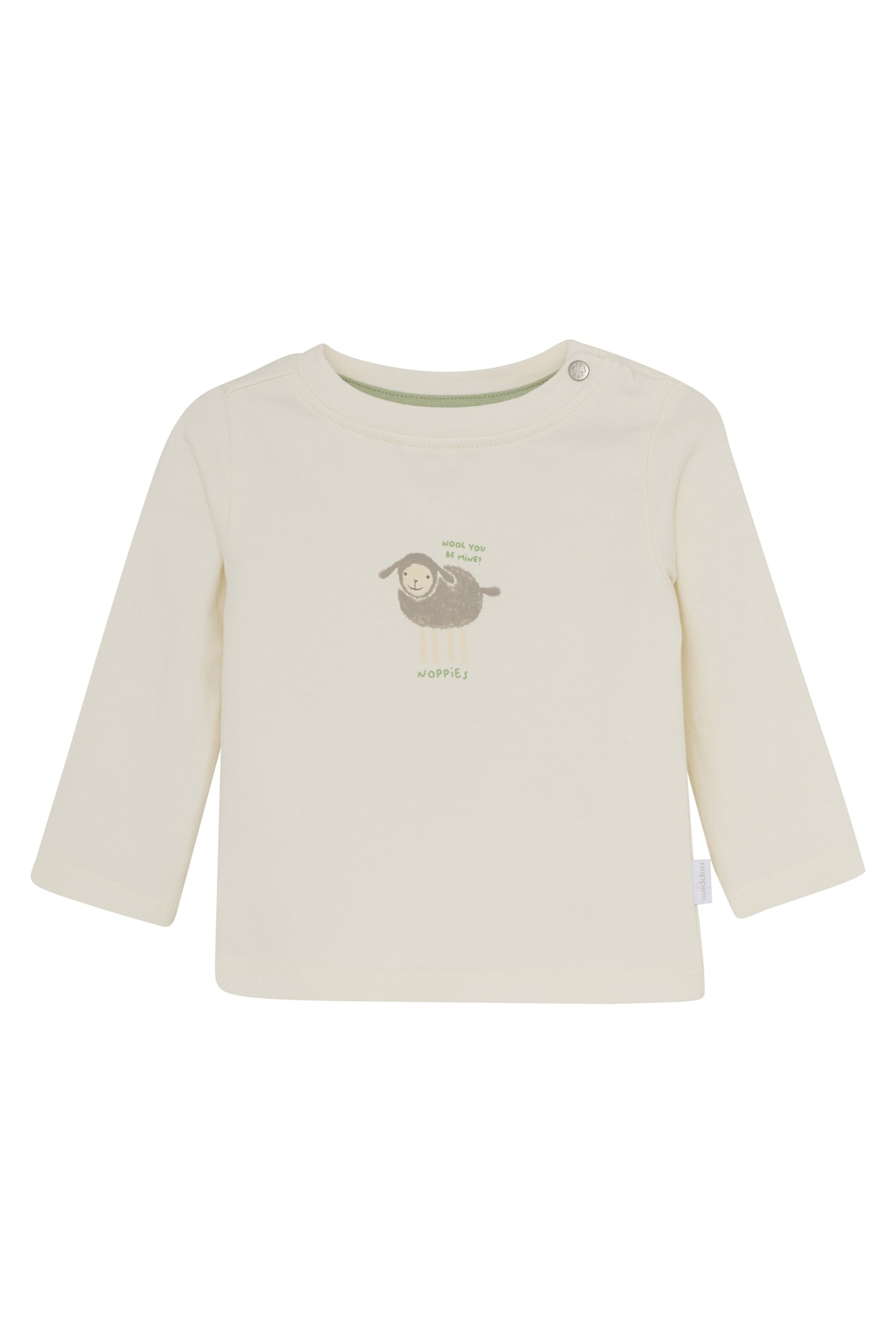 Noppies Shirt 'Sjeba' in Beige: voorkant