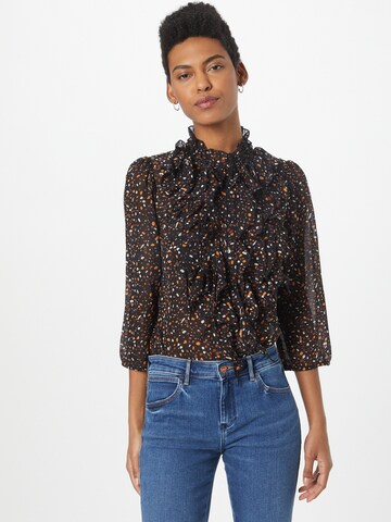 SAINT TROPEZ Blouse in Black: front